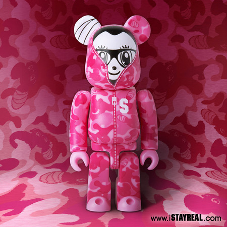 STAYREAL X BE@RBRICK 100% 粉紅迷彩- 產品- STAYREAL