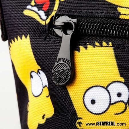 stayreal x the simpsons辛普森 潮bart邮差包