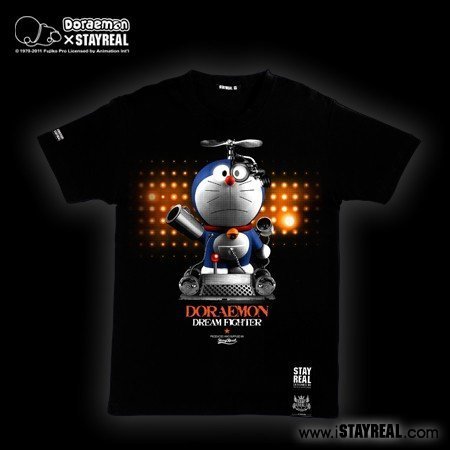 【レア】STAY REAL （五月天）✖️ドラえもんTシャツ tシャツ 2025SS I'm Doraemon/ドラえもん フロント バック